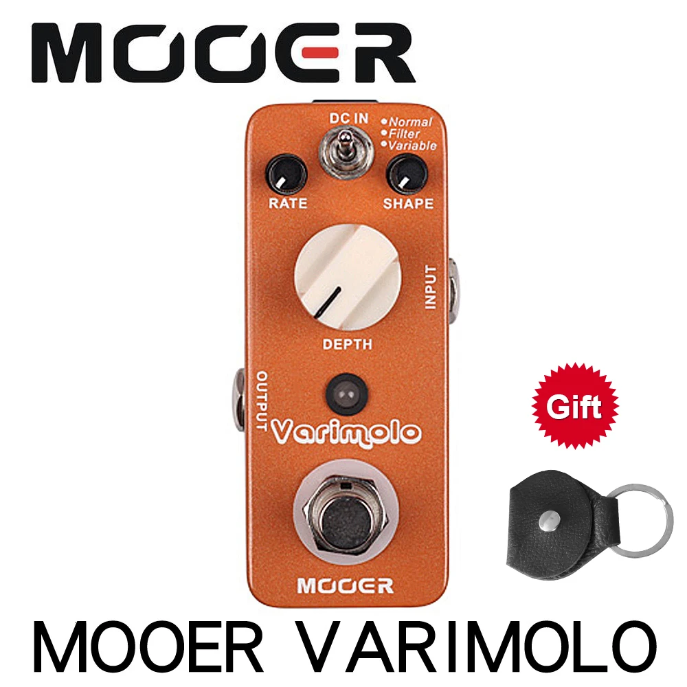 Новая педаль для создания эффектов MOOER Varimolo Высококачественная цифровая тремло с