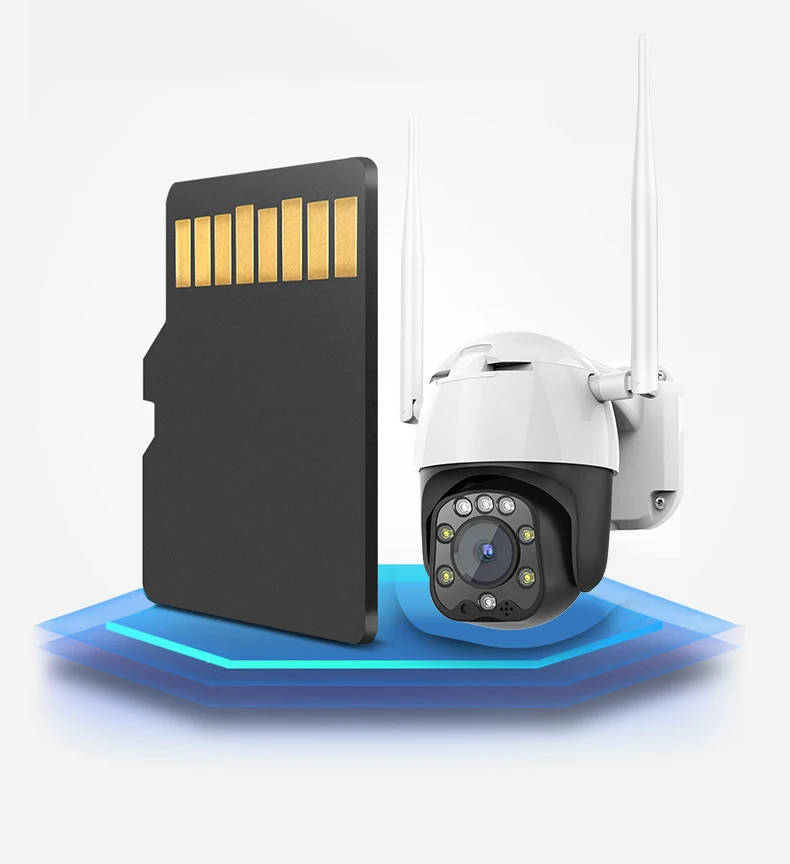 1080P PTZ IP камера Wifi наружная скоростная купольная беспроводная видеокамера с Wi-Fi панорамирование Двусторонняя аудио сеть видеонаблюдения