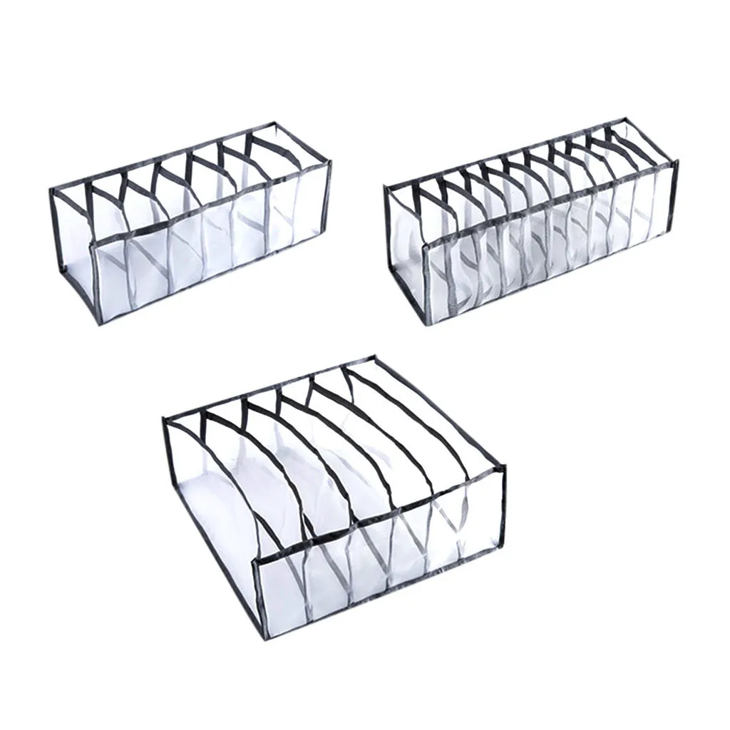 

Underwear Storage Box With Compartments Socks Bra Underpants Organizer Drawers Bra Storage Box Foldable Drawer Closet Organizer