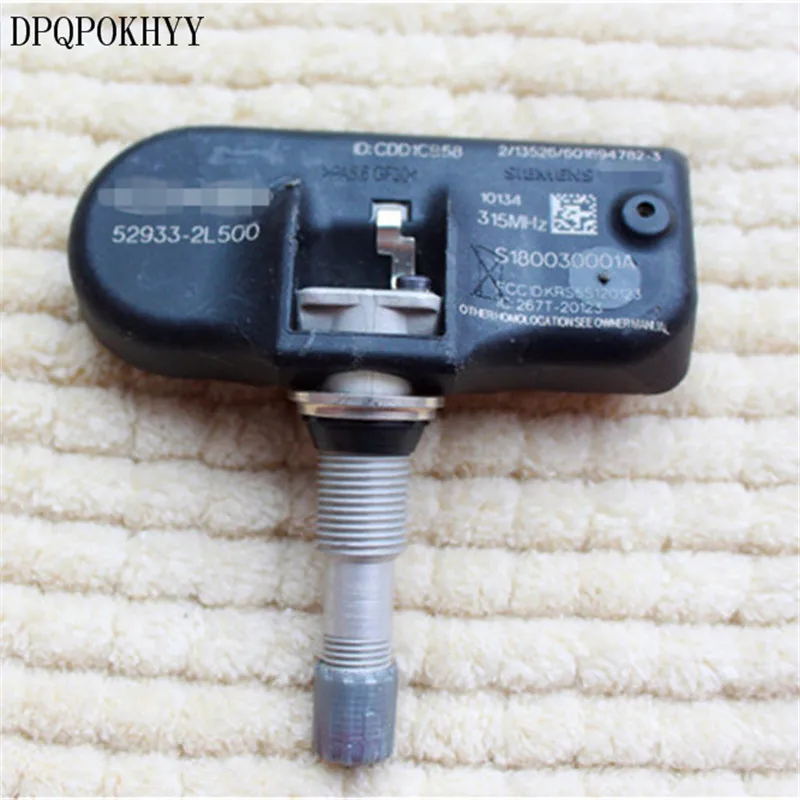 Датчик давления в шинах DPQPOKHYY для Hyundai / Kia 52933-2L500 52933 2L500 TPMS датчик мониторинга |