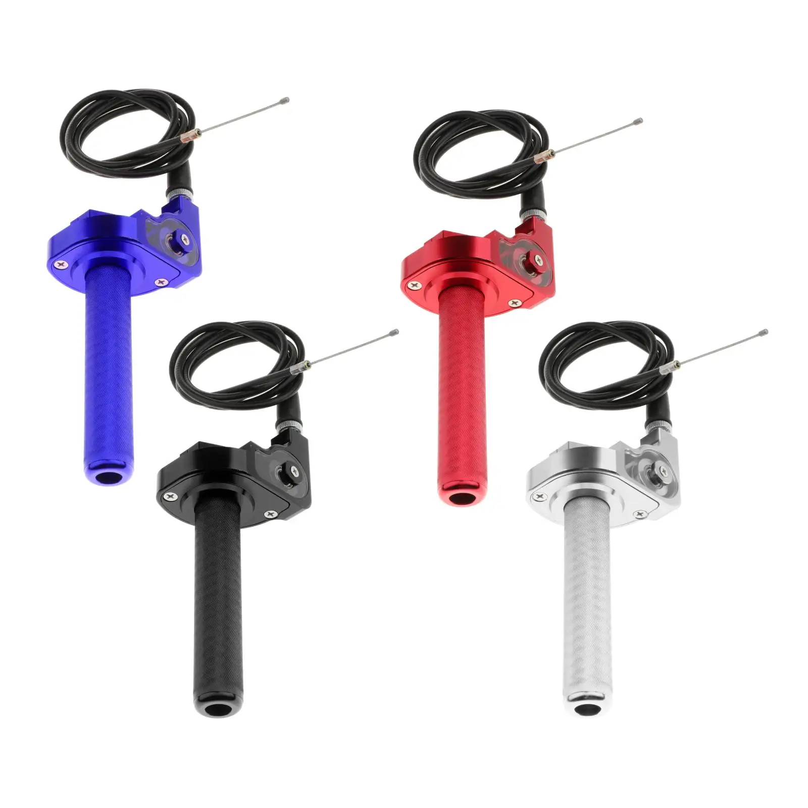 

Aluminum 7/8" 22mm Throttle Accelerator Grip and Cable Set For ATV Quad Bike