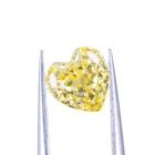 Zhanhao оптовая цена круглый Ашер принцесса в форме сердца кубический цирконий драгоценный камень желтый бриллиант свободный драгоценный камень