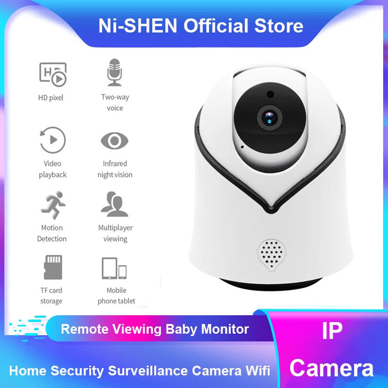 HD PTZ Беспроводной IP Камера Ночное Видение безопасности дома Wi Fi Камеры Скрытого
