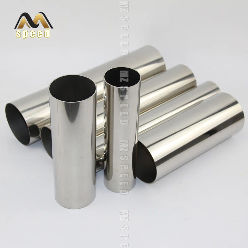 

Free shipping Car styling 38mm 51mm 63mm 76mm Exhaust pipe muffler tail pipe 304 stainless steel welding material