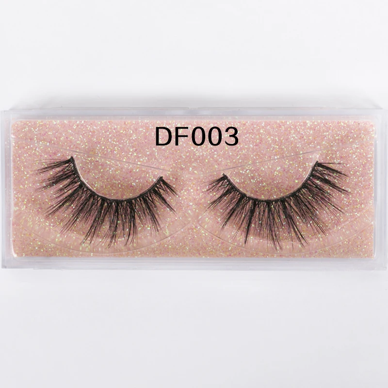 DF003 Eyewin ресницы 3D норковые накладные ресницы натуральные длинные ресницы драматические объемные ресницы макияж для ресниц норковые ресницы искусственные ресницы 25 мм ресницы - Цвет: DF003