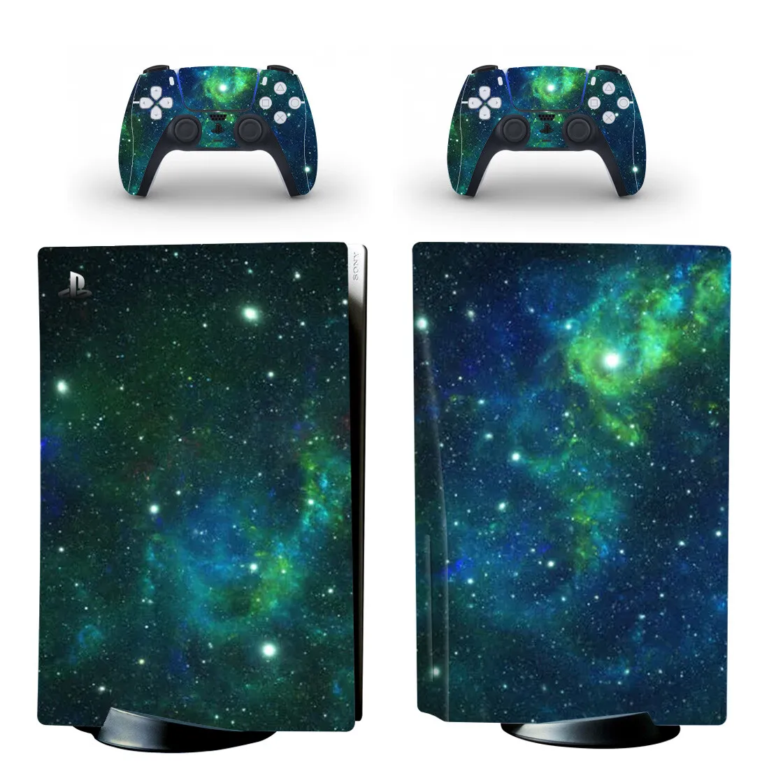 

Starry Sky Style PS5 Disc Edition Skin Sticker for Playstation 5 Console & 2 Controllers Decal Vinyl Protective Skins Style 3