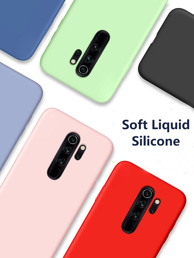 Для Xiaomi Redmi Note 8 Pro Чехол-бампер противоударный ТПУ жидкий силиконовый чехол для Redmi Note 8 Coque Note8T 8T Redmi 8 8A чехол