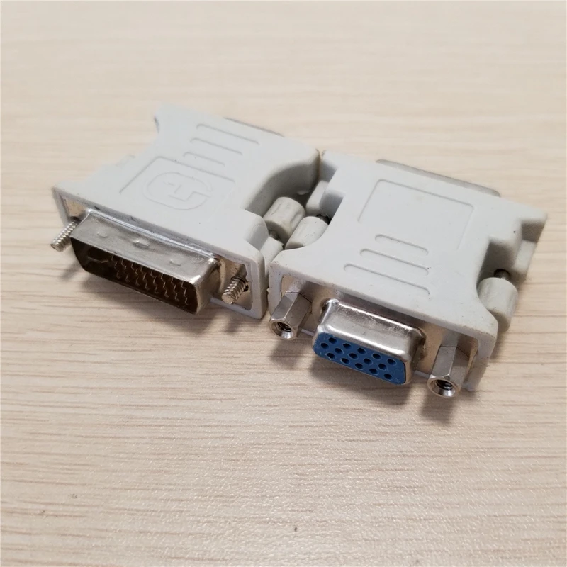 10 шт./лот DVI 24Pin & 5Pin к VGA 15Pin адаптер кабель I Male Female видеоконвертер