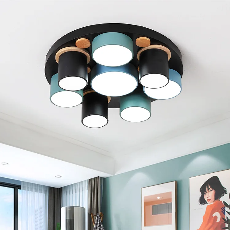 Дизайнерский скандинавский светодиодный потолочный светильник современное