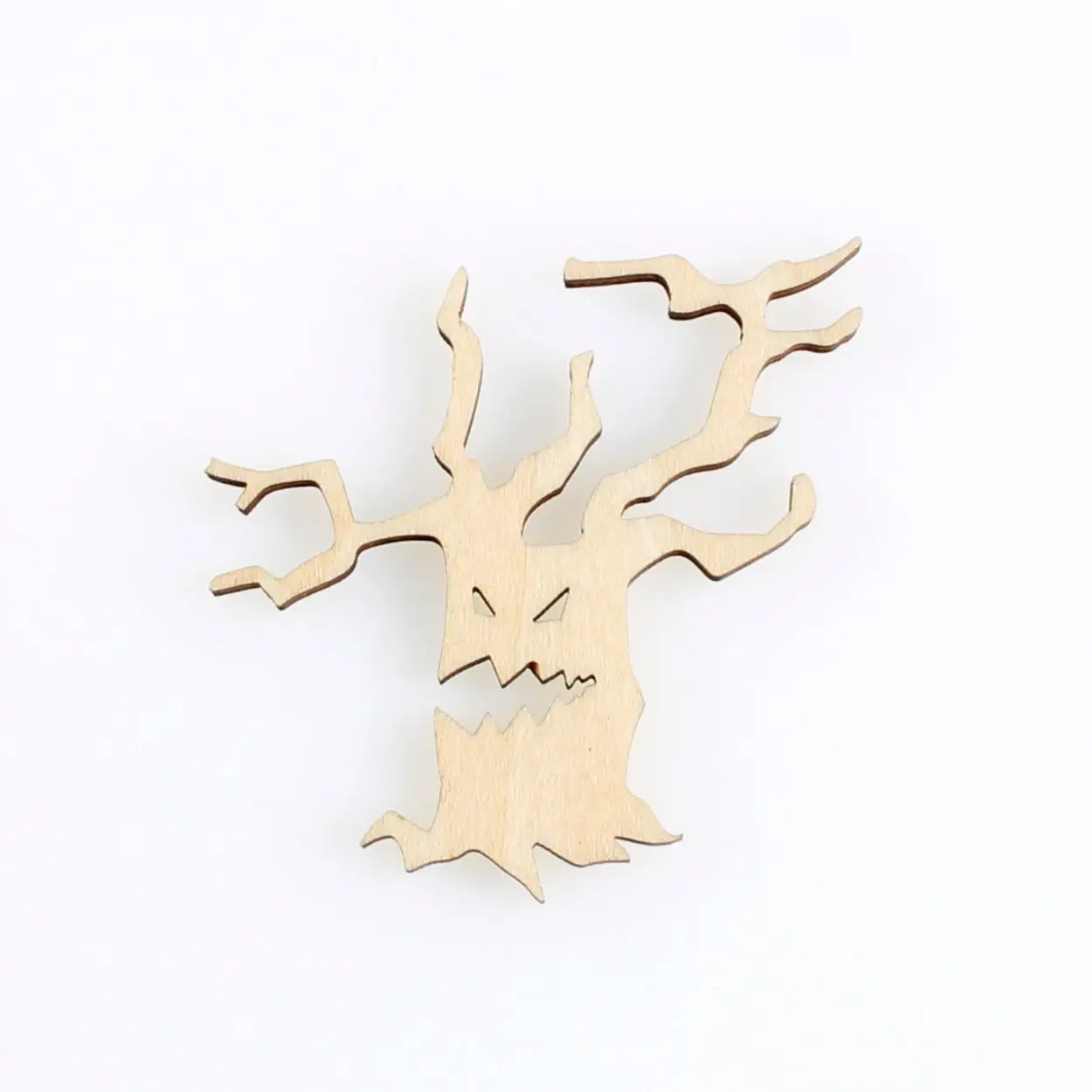 

Withered tree shape, mascot laser cut, Christmas decorations, silhouette, blank unpainted, 25 pieces, wooden shape (1415)