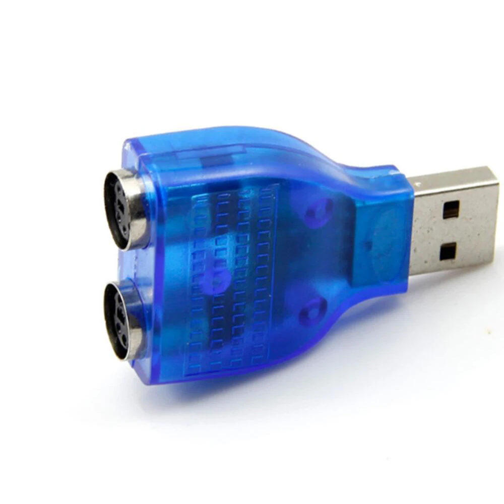 Переходник с USB на PS2 переходник папа гнездо для клавиатуры и мыши | Компьютеры