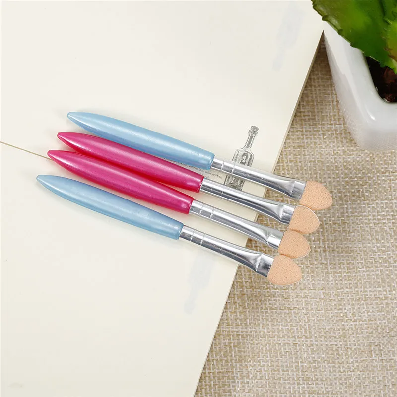 4 шт./компл. Профессиональные портативные Кисти для нанесения теней век губчатая