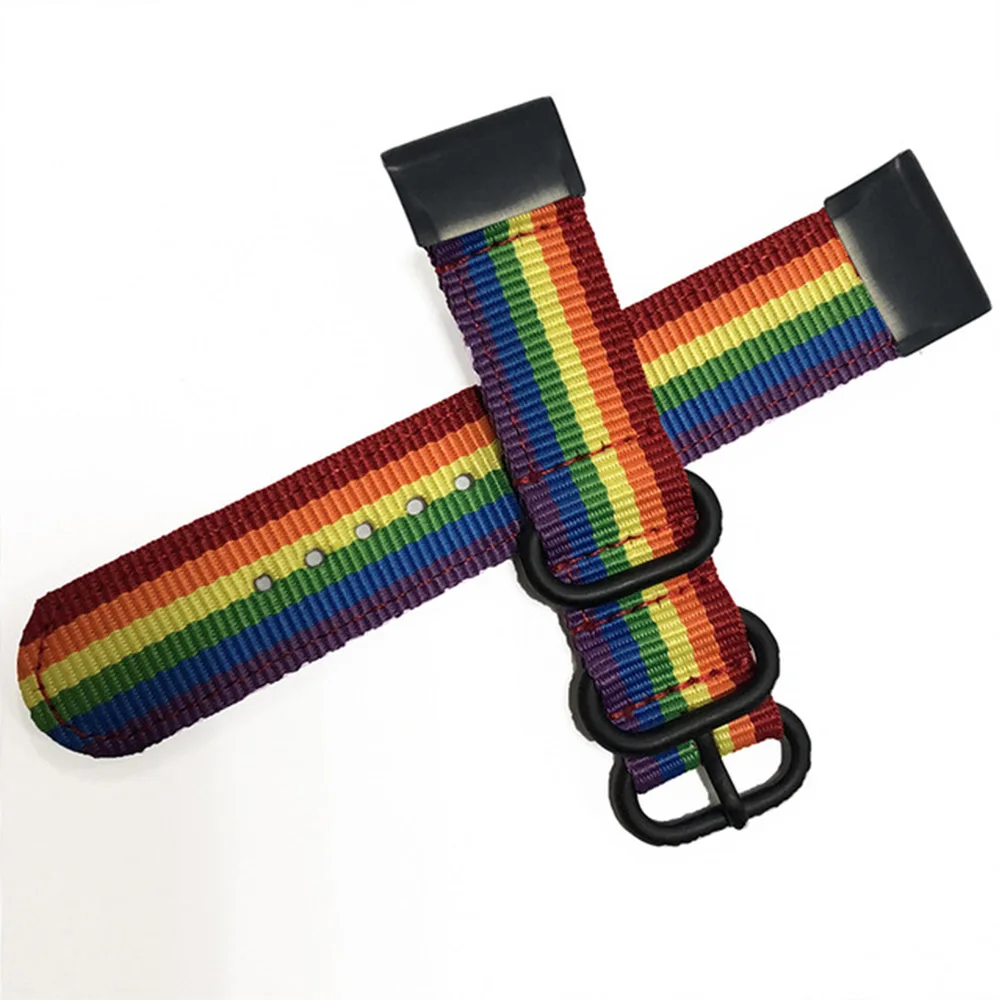 Strap Nylon 26 22 20MM Quick easy Fit watch band For Garmin Fenix 6X 6 6S /5X 5 5S Plus / Fenix 3 /3 HR/ 935 945 Smart WristBand