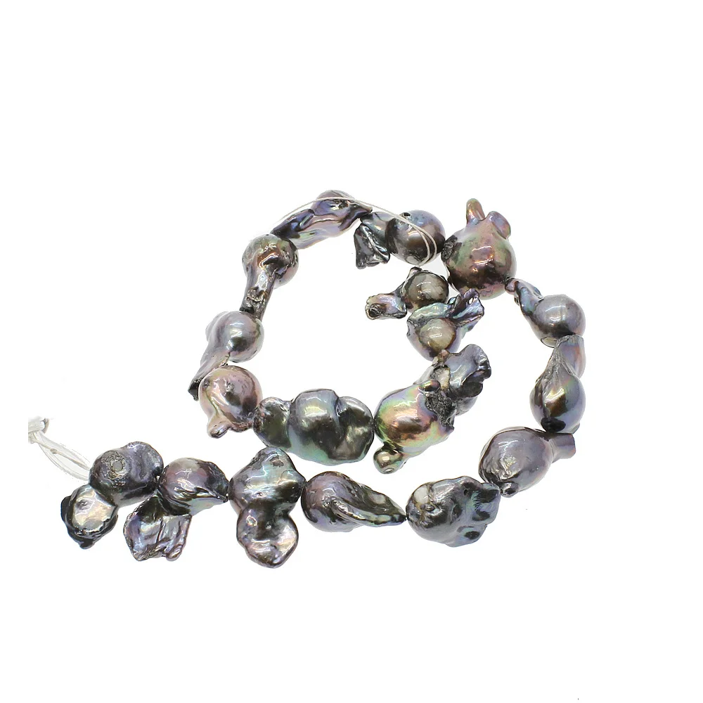 

Natural Freshwater Pearl Classic Baroque Black But Beads Star Jewelry Making DIY Necklace Bracelet Earrings Jewelry Accessories