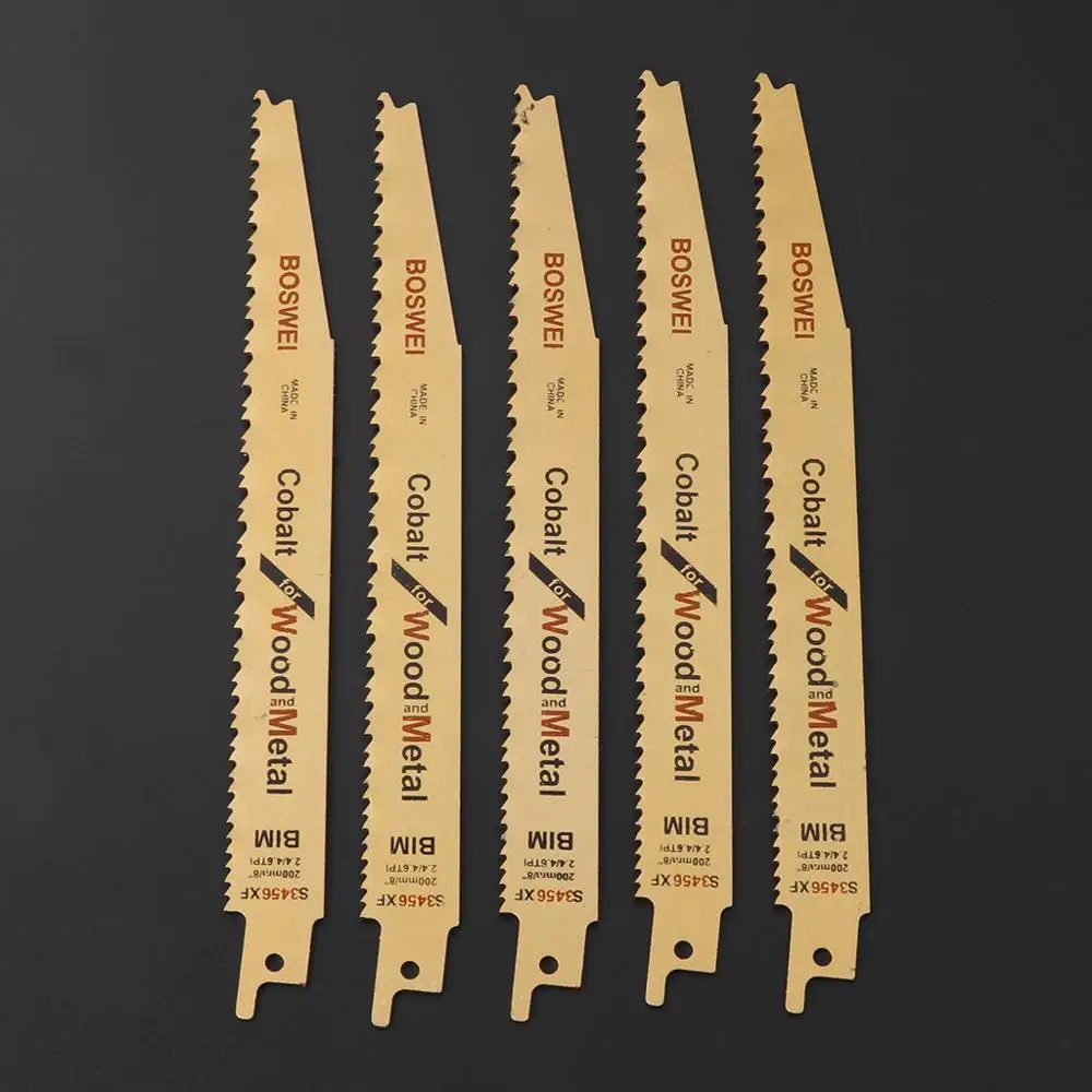 5 шт. 8 дюймов BIM с возвратно-поступательным движением быстрая отрезная пила