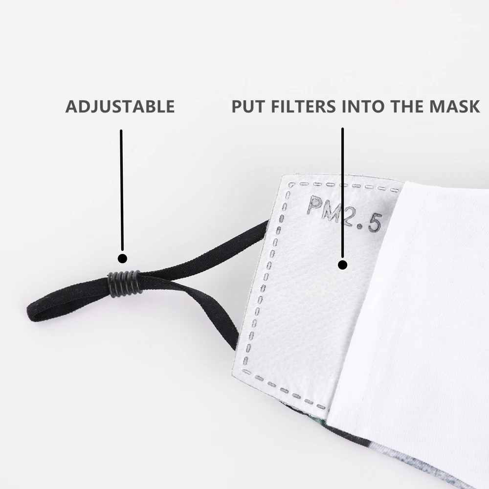 

Animal Dog Paw Print Women Men Reusable Mouth Face Cover M-Shape Nose