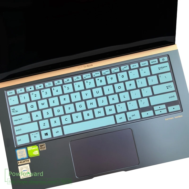 Силиконовый защитный чехол для 14-дюймовой клавиатуры ноутбука ASUS VivoBook S14 S432FL