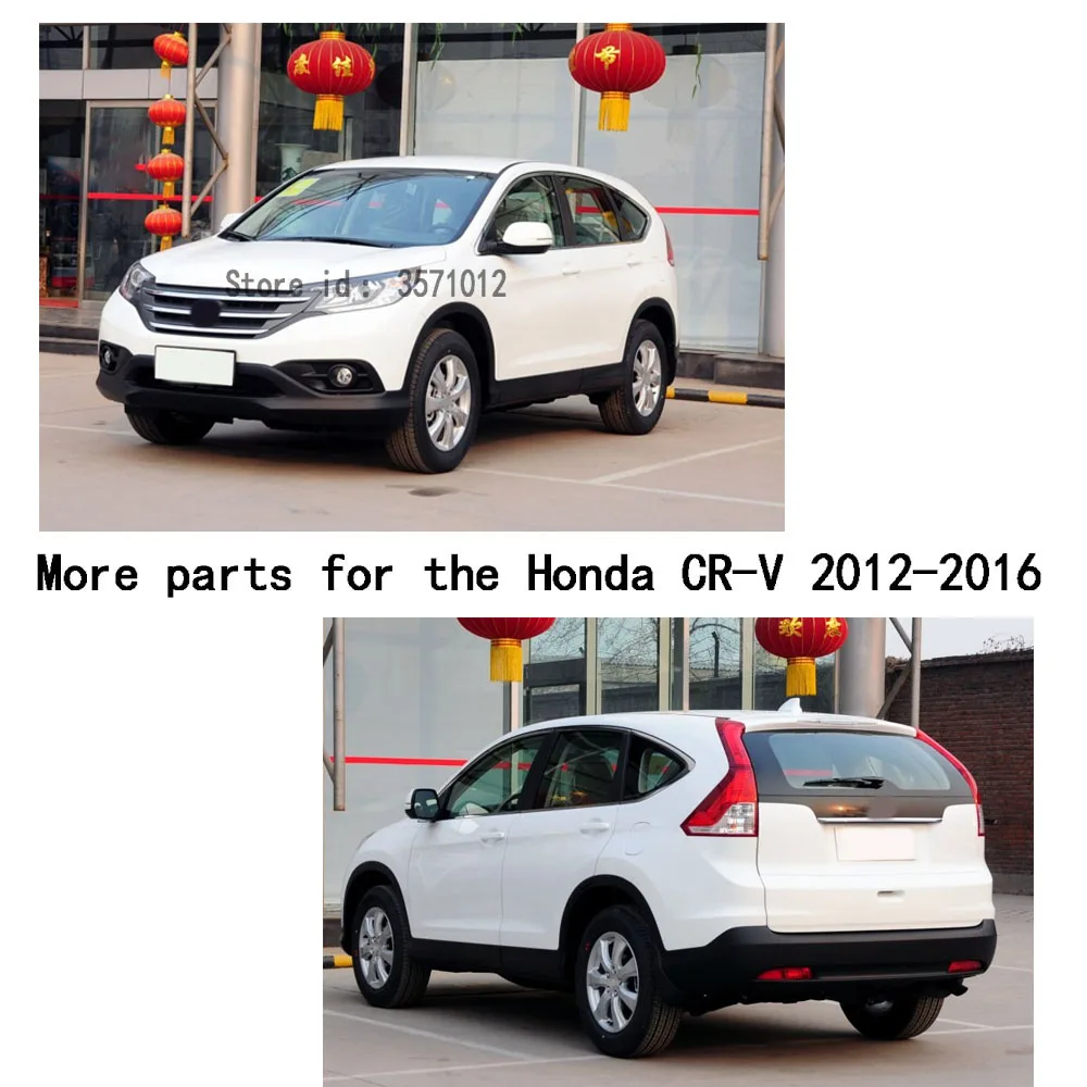 

For Honda CRV CR-V 2012 2013 2014 2015 2016 car body detector ABS Chrome trim back tail rear fog light lamp frame stick parts