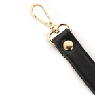 Ремешок из искусственной кожи для сумок, сменный короткий саквояж на плечо, ручные аксессуары для сумок, цвет золотистыйсеребристый, с пряжкой, аксессуары для сумок, 36 см