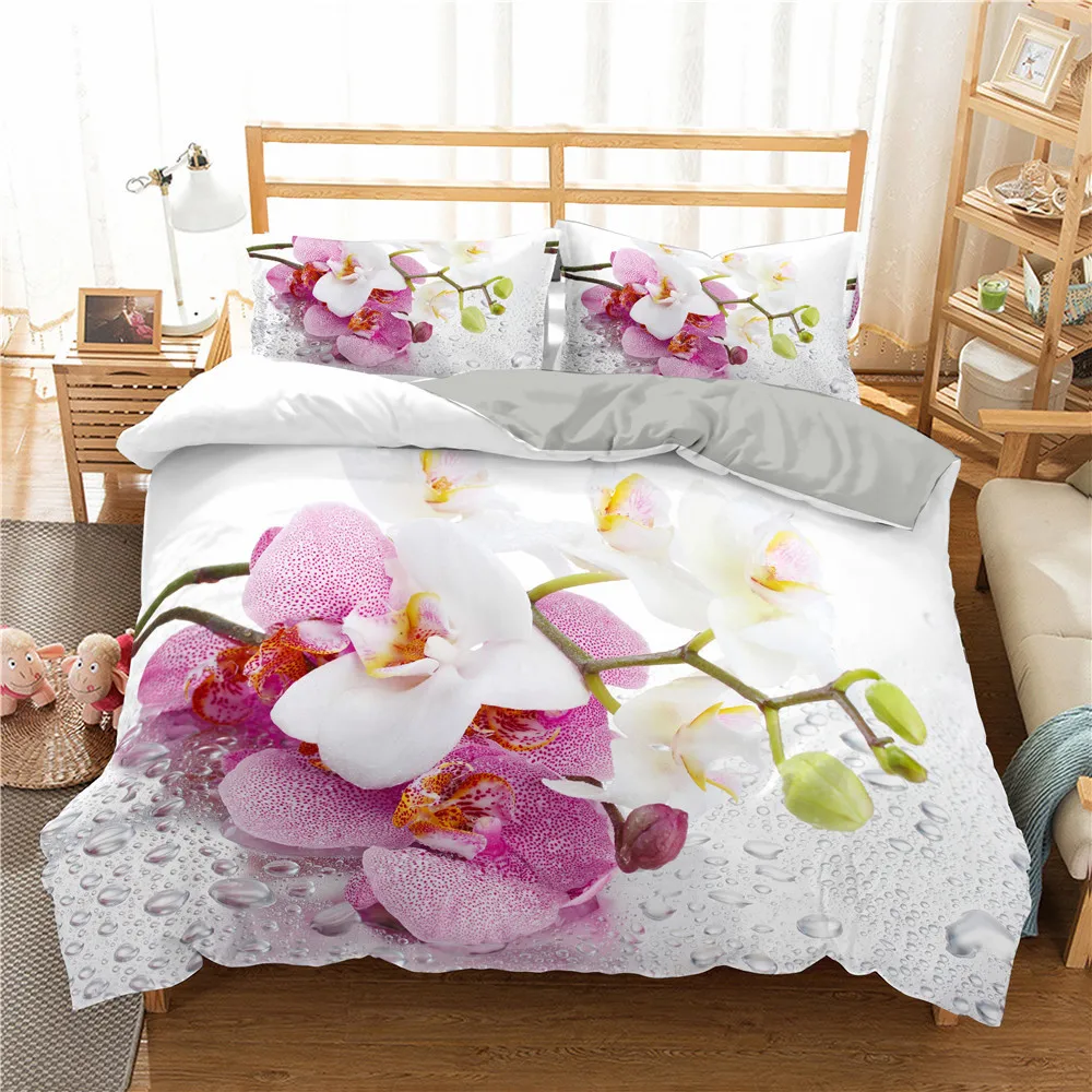 

Floral Pattern Duvet Cover Set Comforter Cover Bedding Set Pillowcase Single Twin Double Full Queen King Size