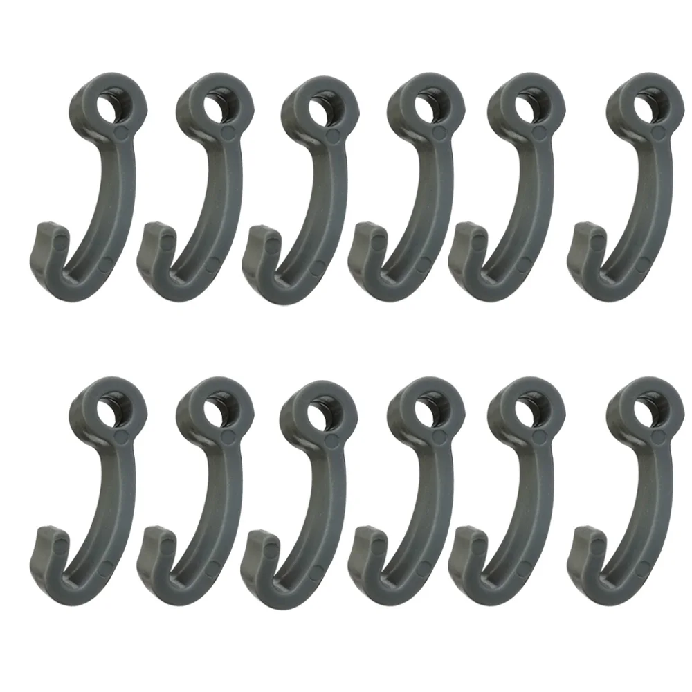 

6PCS 12PCS Plastic Snap Fasten Rope Hooks Clips For Inflatable Boat Dingy fishing raft marine boat cover