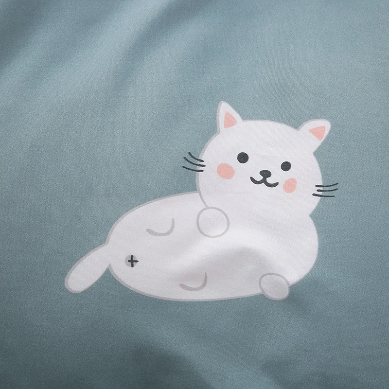 Пододеяльник 1 шт. пододеяльник с мультяшным рисунком для двуспальной кровати