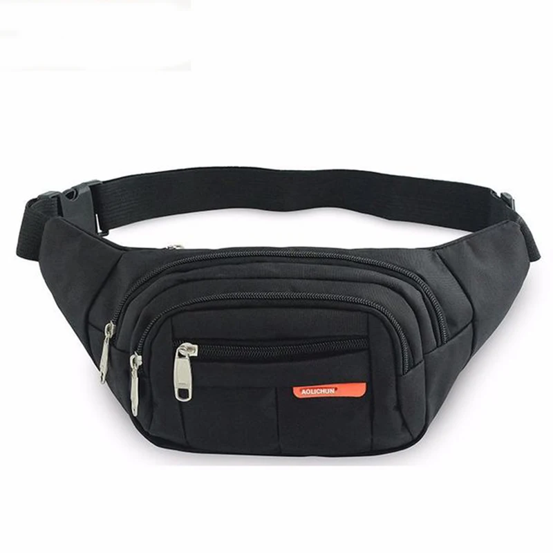 

Men And Women Fanny Pack New Fashion Waist Bag Sports Multi-Functiona Large Mobile Phone Money Belt Pouch