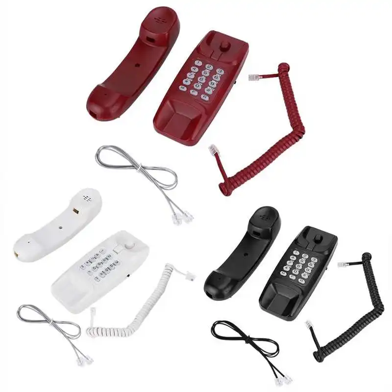 

Wall Mount Landline Telephone Extension No Caller ID Home Phone For Hotel Family telefon sem fio telefono inalambrico de casa