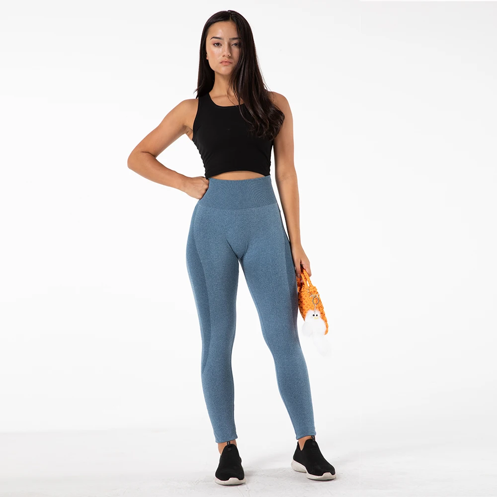 Shascullfites Melody Yoga Leggings Women Gym Pants Seamless Solid Sports Leggings High Waist Push Up Leggings Running Tights Gym