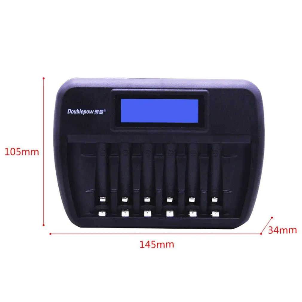 Doulepow li-ion или AA AAA аккумуляторная батарея ж/USB/lcd зарядное устройство набор LS |