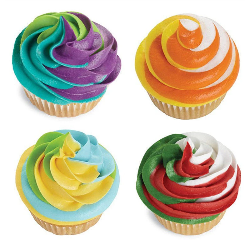 3 шт./компл. кекс Нержавеющая сталь шара цветок Обледенение крем советы Кухня