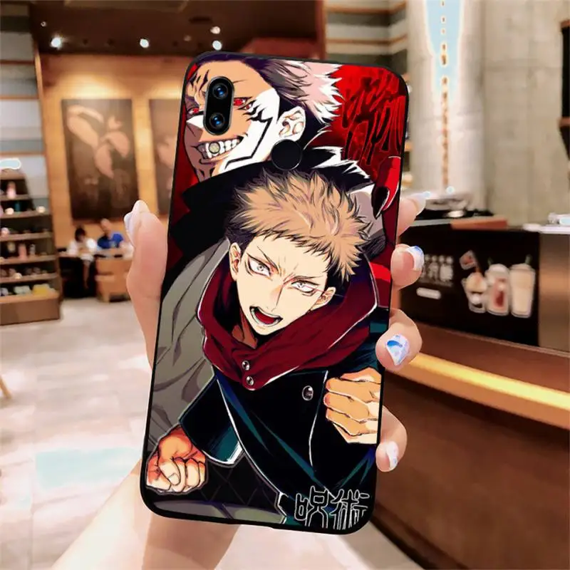 

Jujutsu Kaisen Anime cartoon coque Phone Case For Xiaomi Redmi note 7 8 9 t k30 max3 9 s 10 pro lite