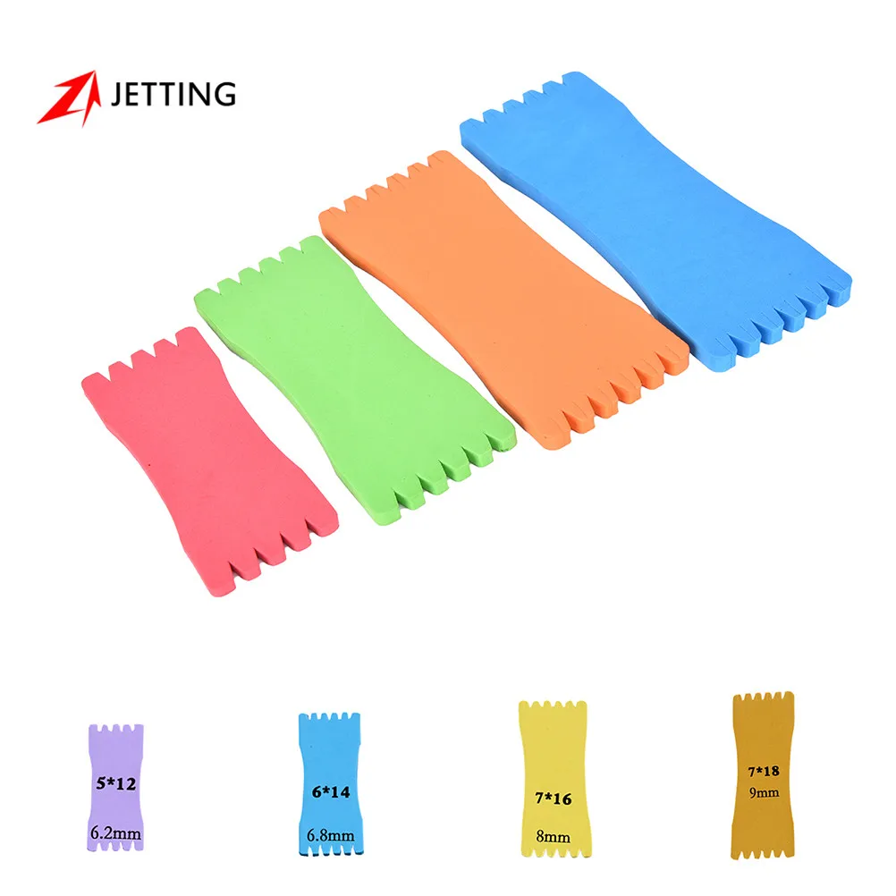 

JETTING-10Pcs EVA Foam Fishing Wire Board Winding Line Board Pesca Fishing Tackle Accessories Fishing Tools 4 Sizes