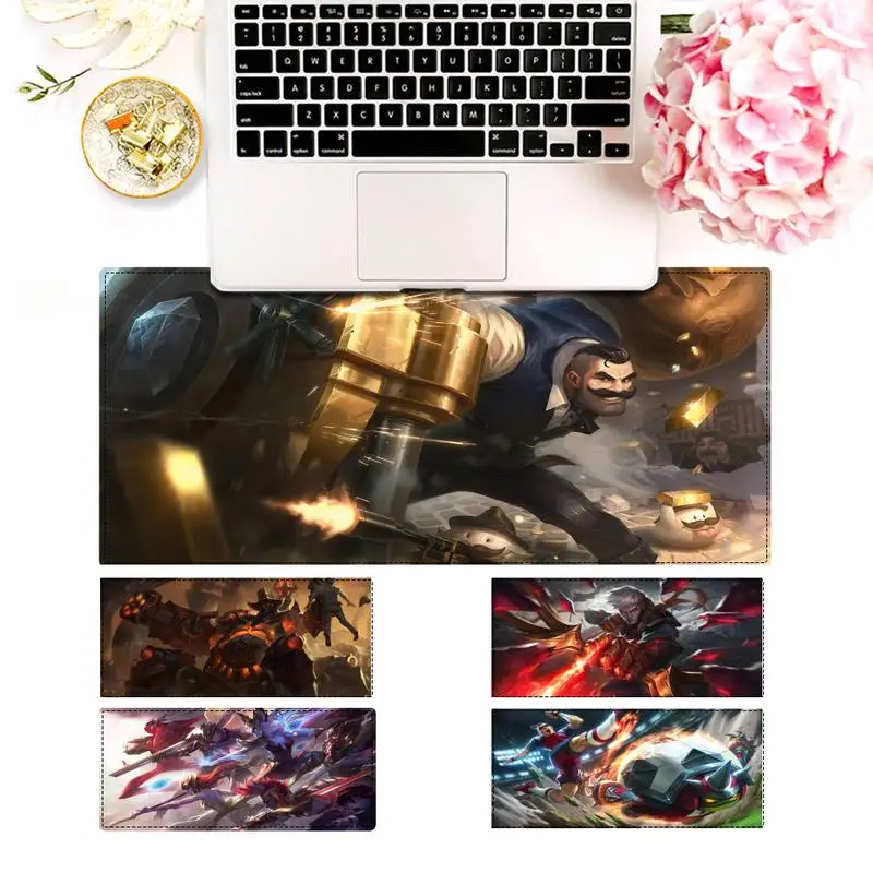 

Trend League of Legends Gaming Mouse Pad Gaming MousePad Large Big Mouse Mat Desktop Mat Computer Mouse pad For Overwatch