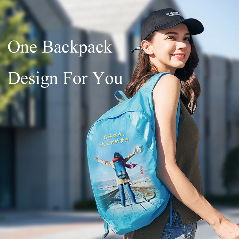 Настроить изображение рюкзак фото печать легкий складной diy сумка мужской
