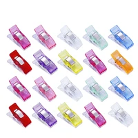 10 100pcs sewing clips diy patchwork job foot case multicolor plastic clips hemming sewing tools sewing accessories crafts