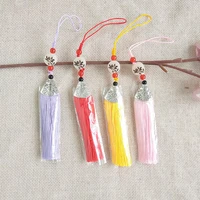 tassel mobile phone ornaments costume placket red pink purple yellow mobile phone chain pendant cellphone lanyard accessories