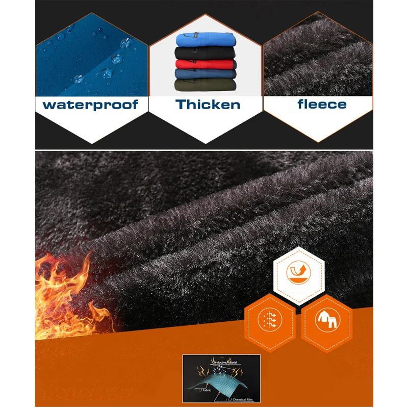 Мужская и женская зимняя теплая флисовая куртка с мягкой оболочкой