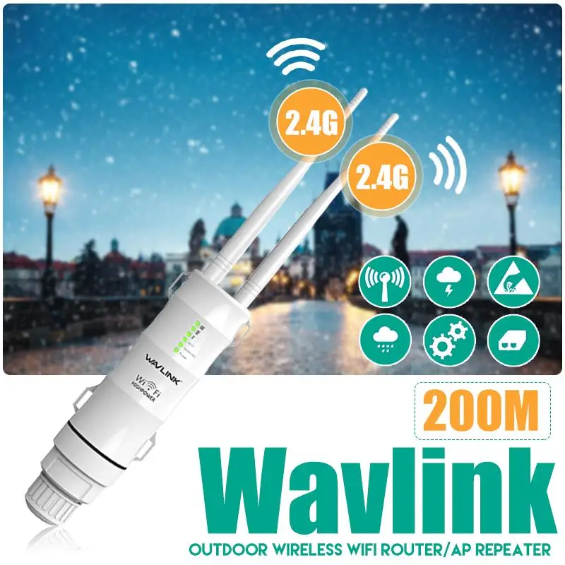 

Беспроводной релейный повторитель Wavlink 2,4 ГГц/Мбит/с WN570HN2 3 в 1, удлинитель Wi-Fi, мощный уличный Wi-Fi ретранслятор, беспроводной Wi-Fi роутер