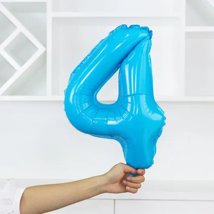 16 дюймов Стразы образуют цифру фигурками Happy День рождения украшения Дети номер