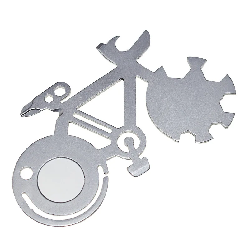 1 шт. велосипедный многофункциональный инструмент карта EDC бутылка открывалка