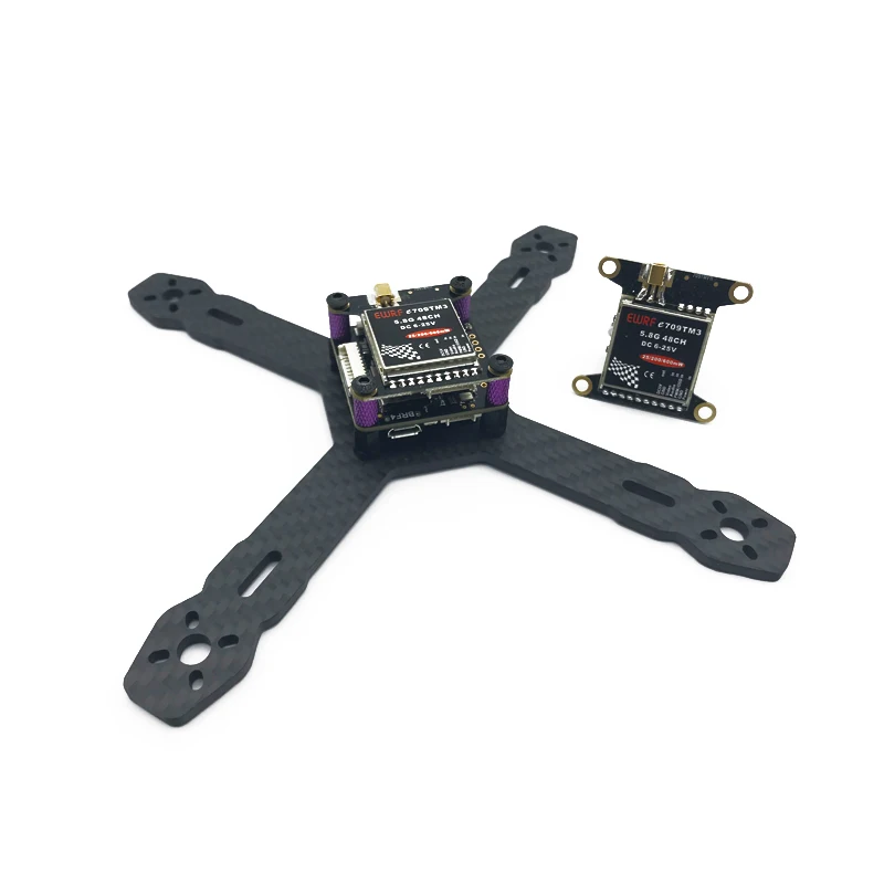 EWRF e709TM3 5 8G FPV OSD Регулируемый передатчик AV 6-25 в 48 каналов с BEC/PWM монтажные отверстия