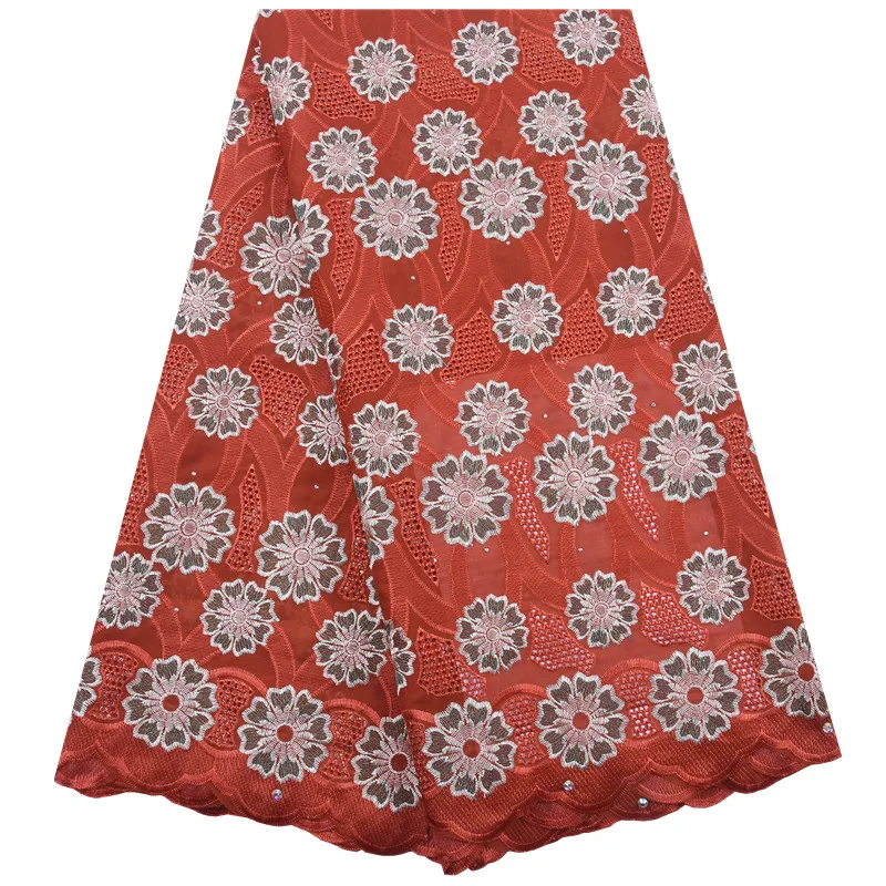 Новейший стиль 2020 Высококачественная хлопковая кружевная ткань африканская