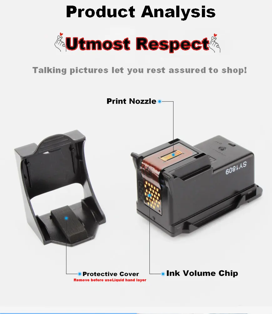 Bosumon CP 63 оптом для hp 63 63XL чернильный картридж для hp Officejet 3833 5255 5258 4650 3830 hp DeskJet 2130 1112 3632 принтер