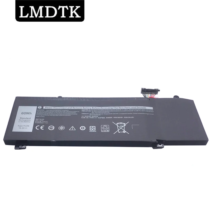 

LMDTK Новый 1F22N Аккумулятор для ноутбука Dell ALIENWARE 2018 Orion M15 M17 R1 P82F P40E P79F P37E Inspiron G5 5590 G7 7590 7790