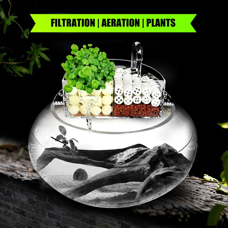 Внешний фильтр для аквариума световой короб акриловые внешний подвесной очистки