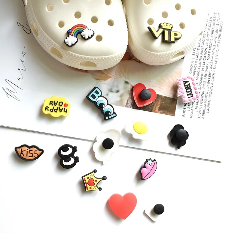 1 шт. кольцевая обувь Подвески животных декоративные пряжки аксессуары для