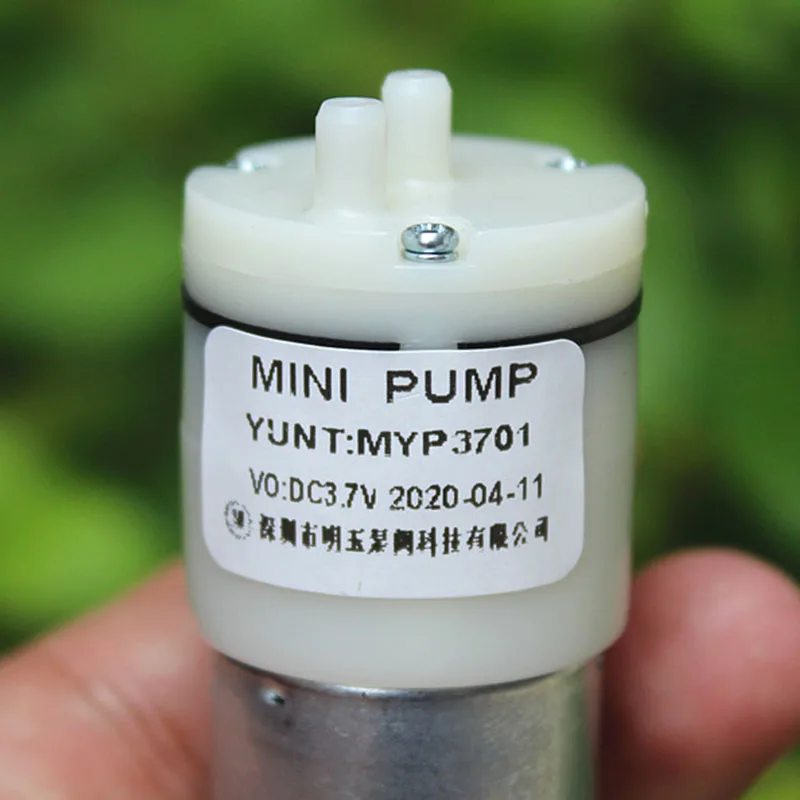 Микро вакуумный насосный воздушный насос постоянного тока 3V-5V 3 7 V Мини 370 мотор