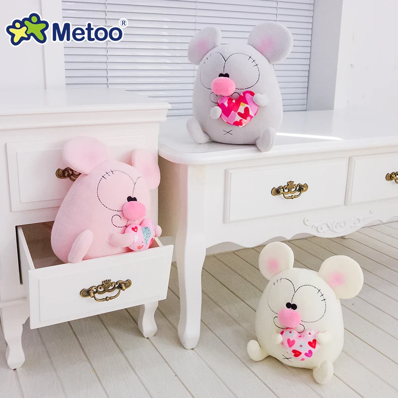 

26CM Metoo Doll Plush Toys For Girls Baby Cute Rabbit Cartoon Bear Soft Stuffed Animals For Kids Christmas Birthday Gift