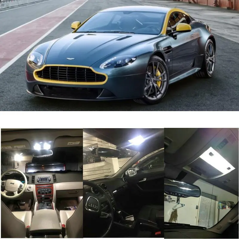Внутренние светодиодные лампы для 2014 Aston Martin V12 Vantage Smart Fortwo | Автомобили и
